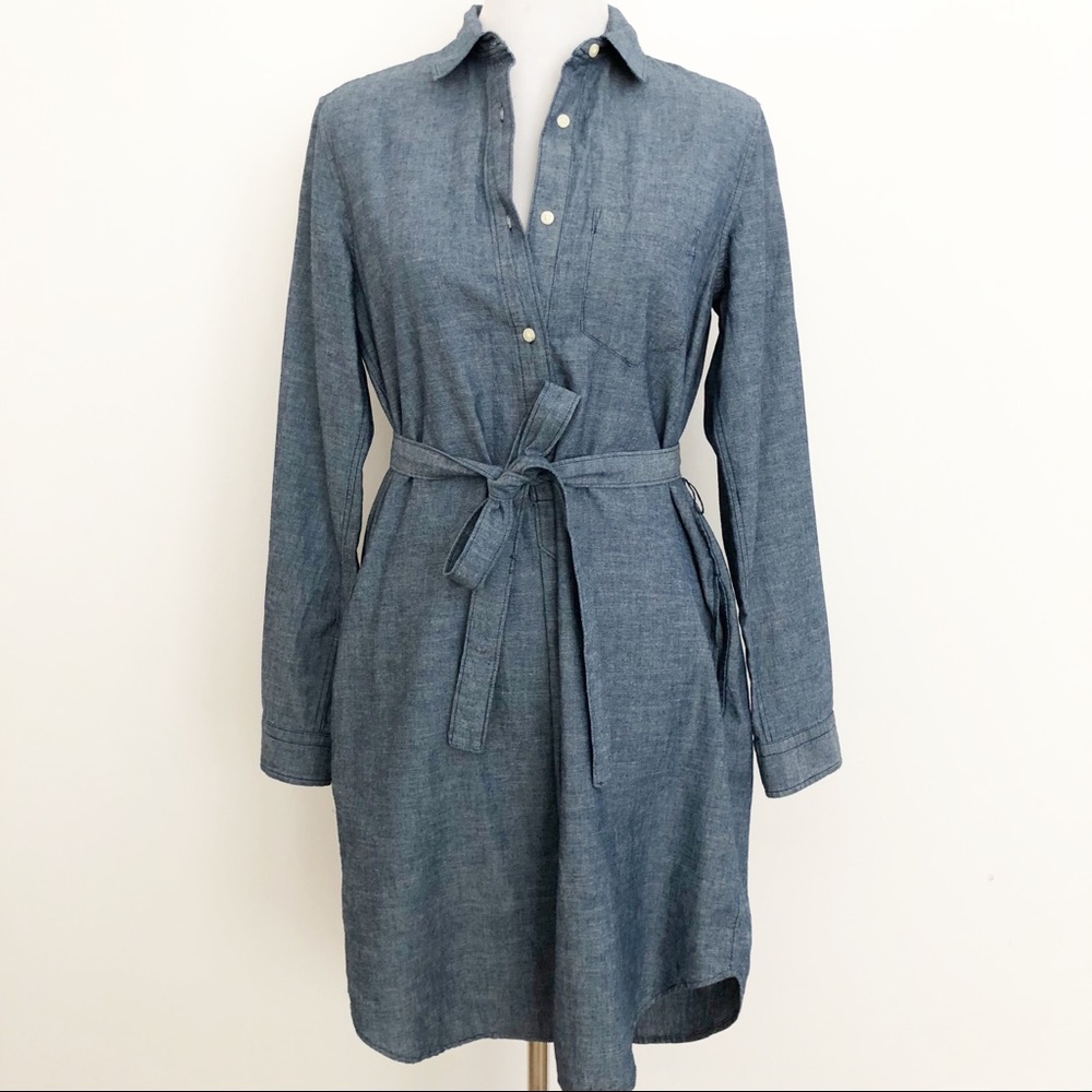 Gap Chambray Shirtdress